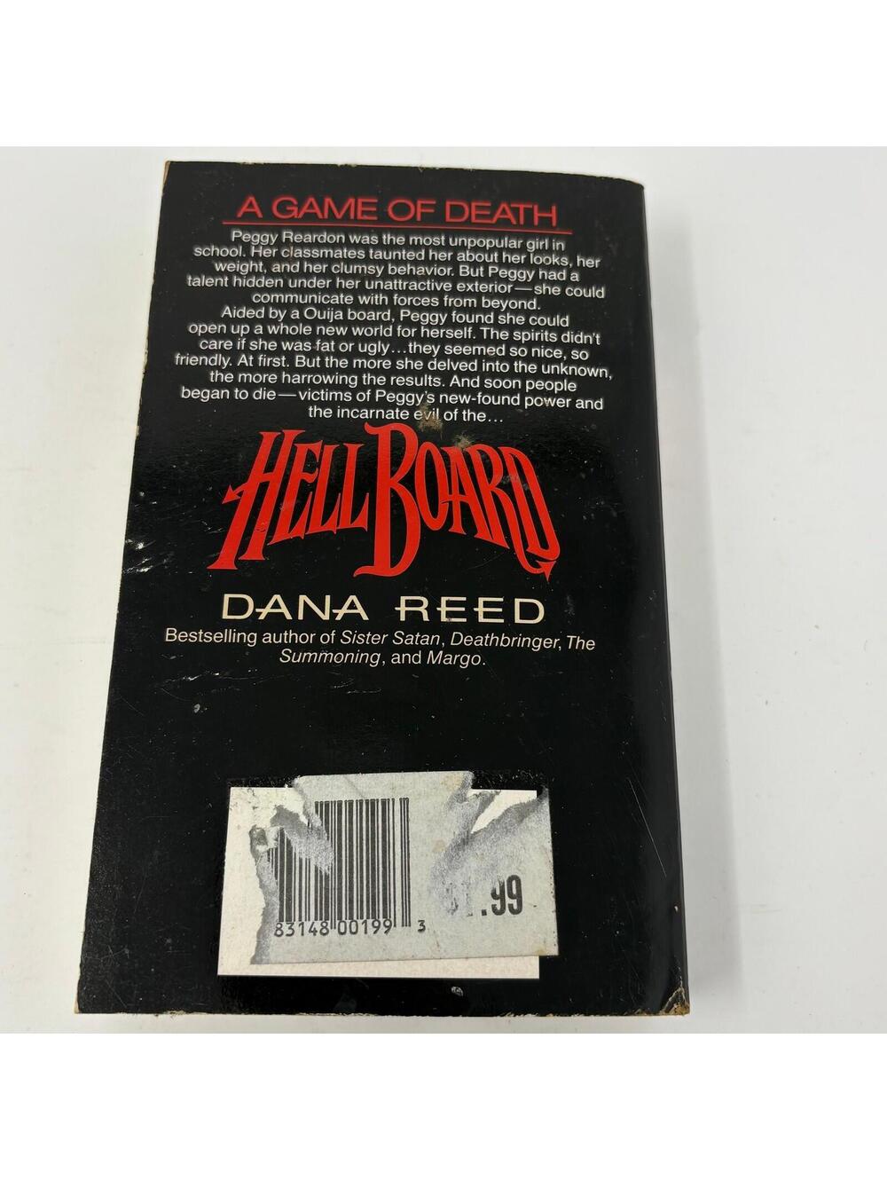 Hell Board by Dana Reed - Vintage Horror Paperback Novel - Play If You Dare - Picture 4 of 5